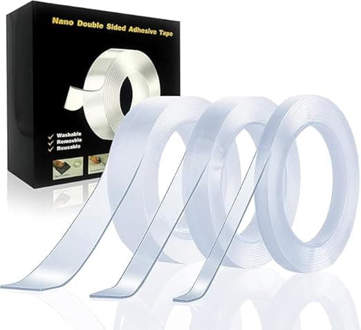 Double Sided Nano Tape Adhesive Tape (Set of 3 sizes) 9m Washable Reusable - closed box